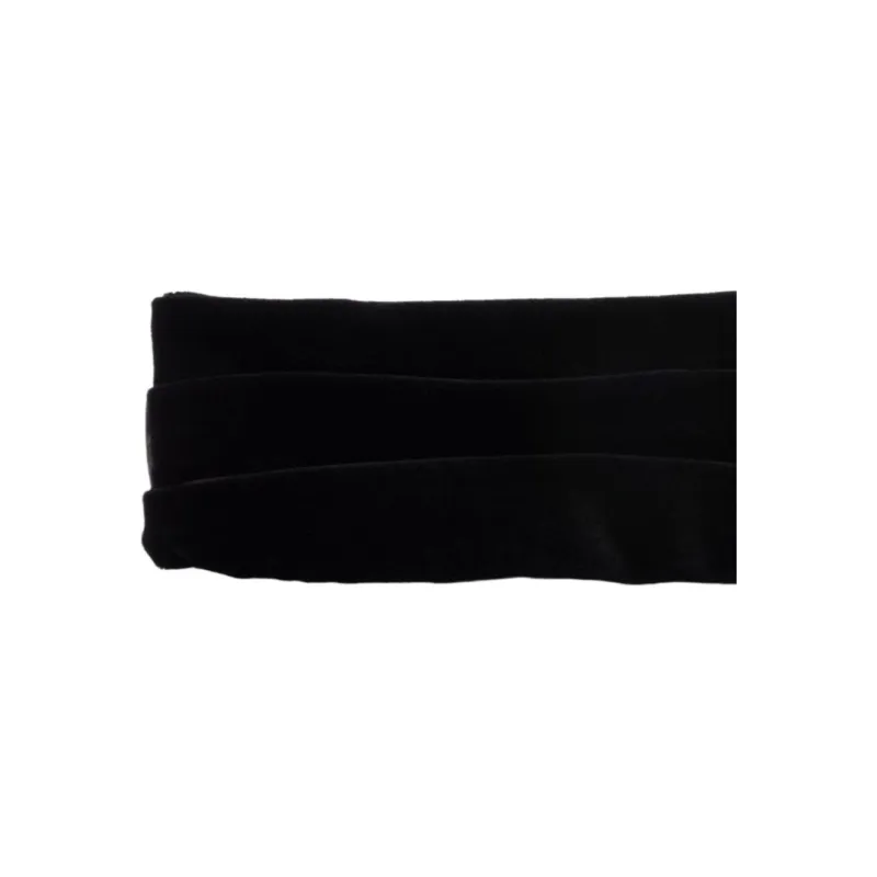 PRADA Cupro Hair Bands Women's Black-2