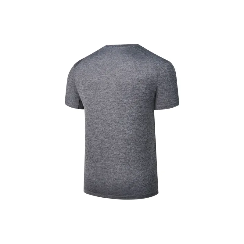 Saucony T Shirt Men's Black Heather Gray-1