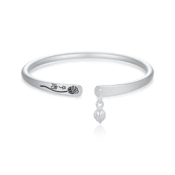 IS YOU Foot Silver 990 Bangles Women's