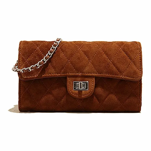 BEMIX PETS Cow Leather Shoulder Bag, Crossbody Bag Women's Coffee Black Caramel Red-1