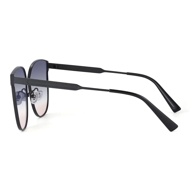 PULAIS Alloy Plate Frame Square Sunglasses Unisex-3