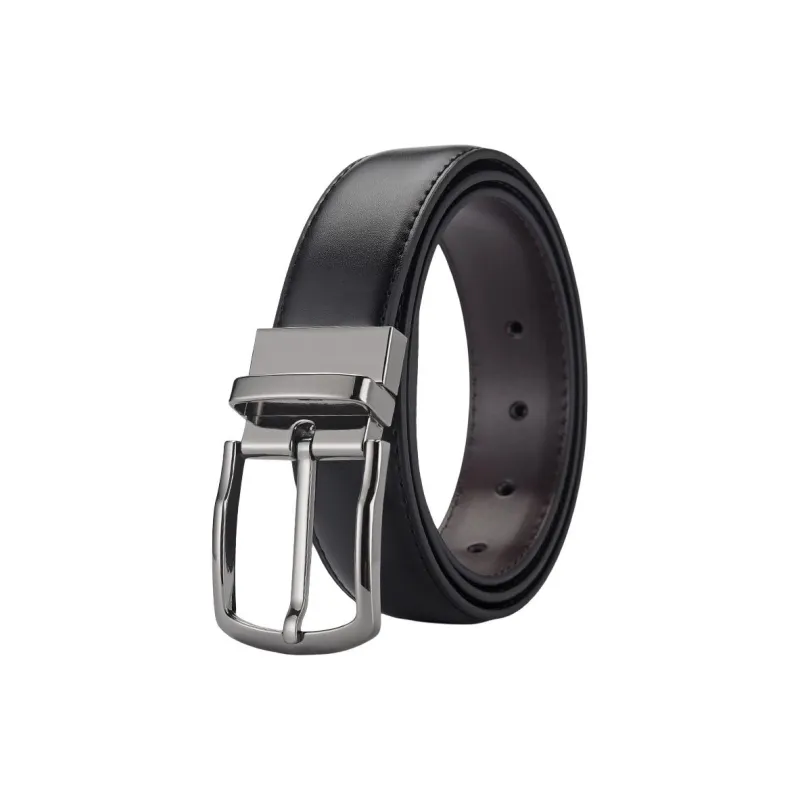 Yamaichi Maru Bovine Split Transfer Leather Leather Belts Men's 3.5 Cm-0