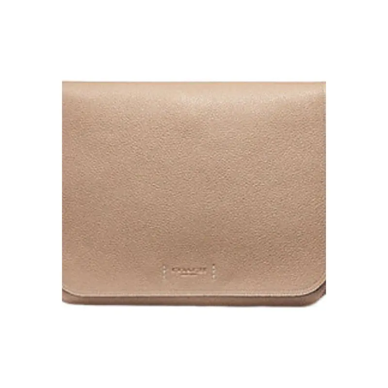 COACH GothamMessenger Pebbled Leather Envelope Bag, Messenger Bag, Shoulder Bag, Crossbody Bag Tubas Men's Nude-3