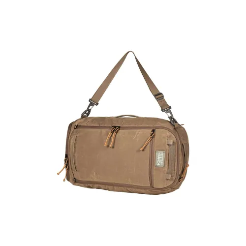 MYSTERY RANCH Nylon One Shoulder Crossbody Bag, Travel Bag Unisex Oil Wax Wood Brown