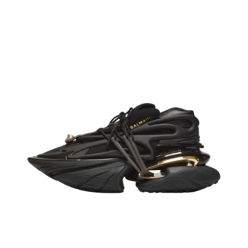 BALMAIN Unicorn Low Top Chunky Sneakers 7cm Men's Black
