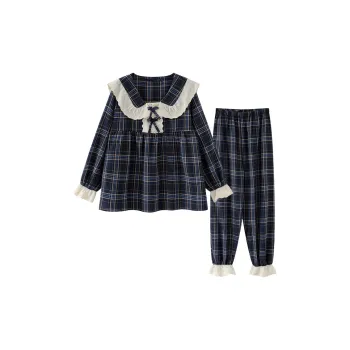 Xiang Ning Pai Pajama Set Women's Blue