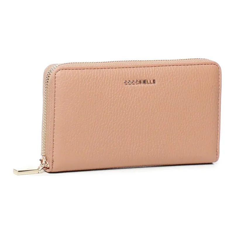 COCCINELLE Logo Lettering Zipped Wallet-1