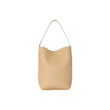THE ROW Calfskin Tote Bag, Shopping Bag, Handbag Women's Gravel Gray