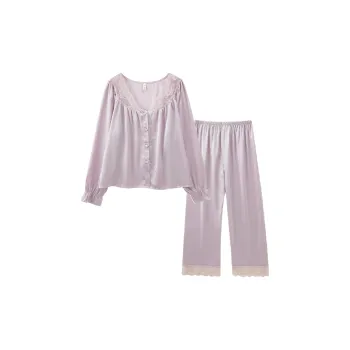 Sleeping Beauty Pajama Set Women's Light Purple