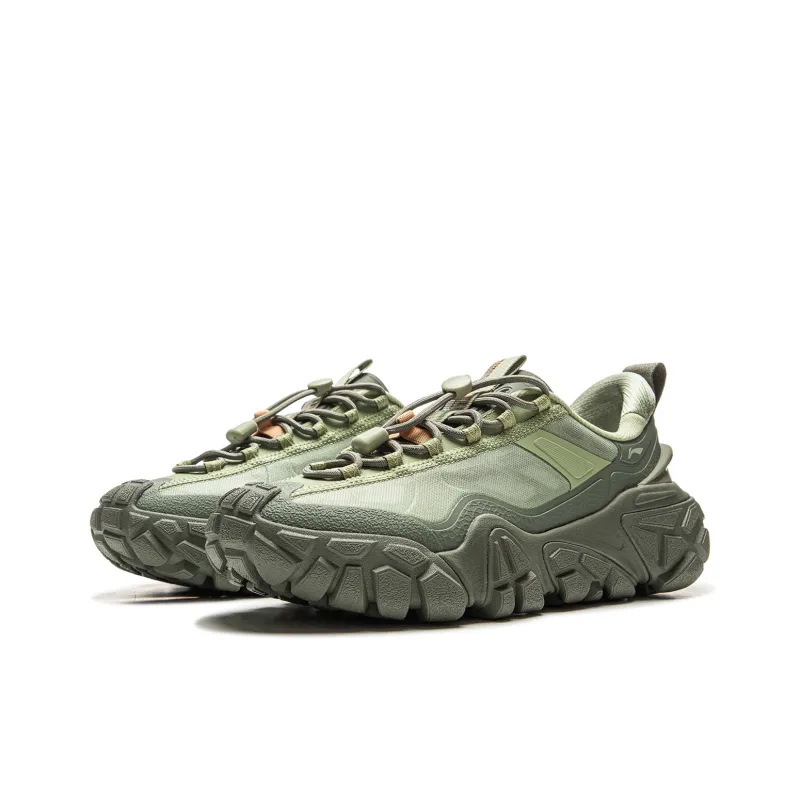 LiNing Dunes Shock Absorbers With Slip Resistant And Abrasion Resistant Properties Low Top Casual Shoes Men's Green-2