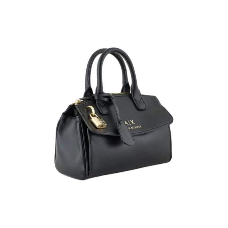 ARMANI EXCHANGEAE Polyurethane Crossbody Handbag Trumpets Women's Black-1