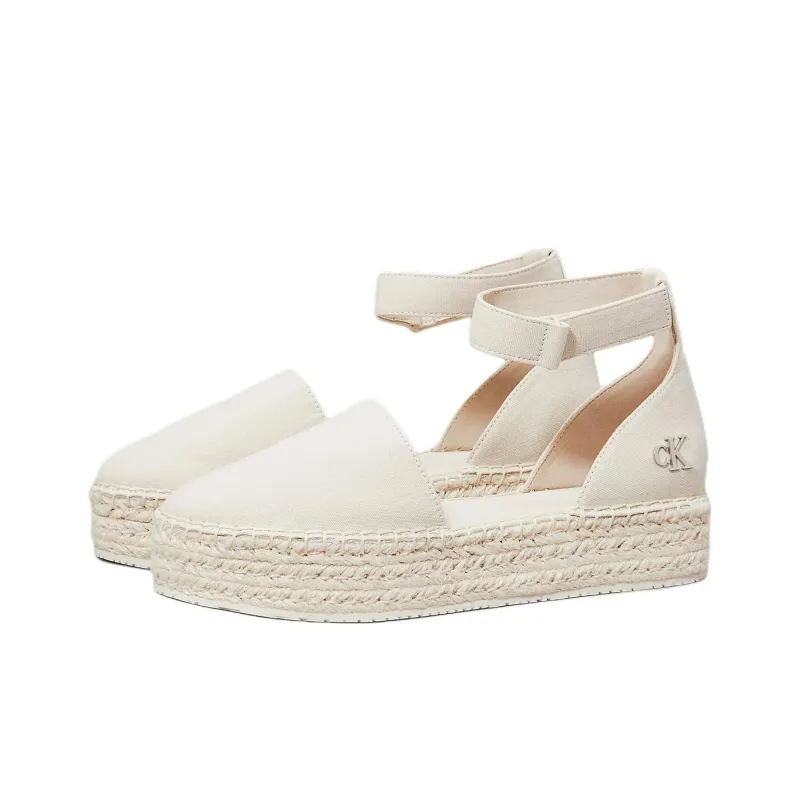 CKJ CALVIN KLEIN JEANS Espadrilles Women's White-2