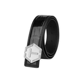 CATELLES Crocodile Leather Leather Belts Men's 3.5cm