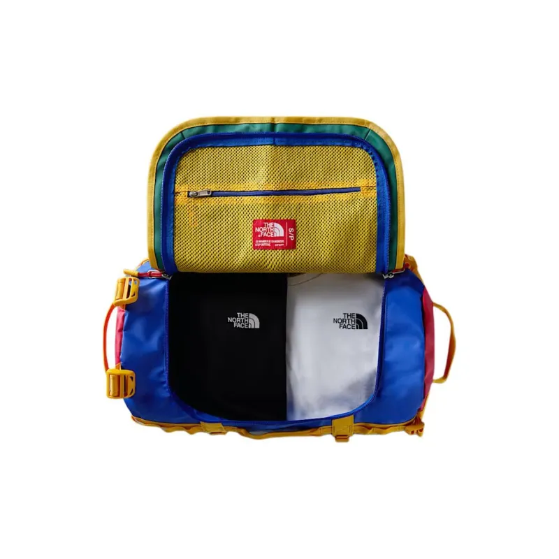 THE NORTH FACE BASE CAMP Recycled Polyester Travel Bag Men's Yellow & Blue & Red-2