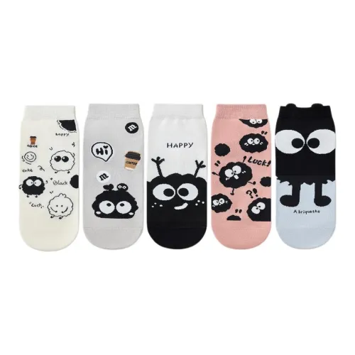 Temooues Ankle Socks Women's 5 Pack
