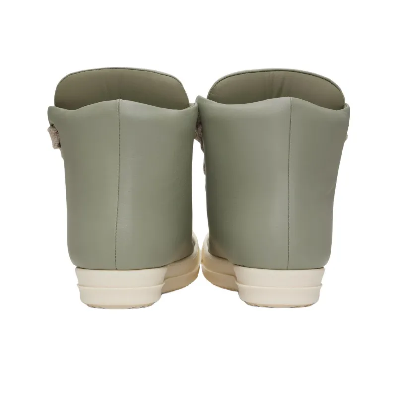 RICK OWENS/RO High-Top Skateboard Shoes Men's Green-2
