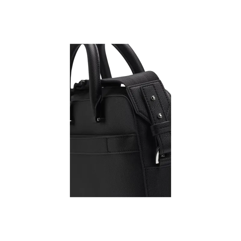 HUGO BOSS Polyurethane One Shoulder Handbag Regular Men's Black-4