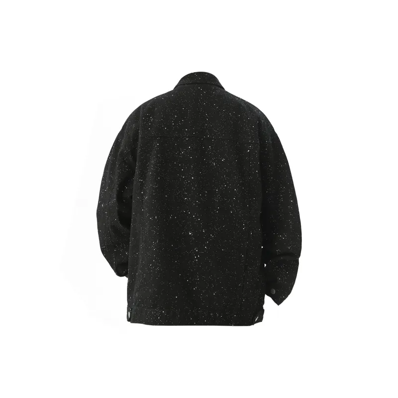 PAL ONGACO Denim Jacket Unisex Black-1