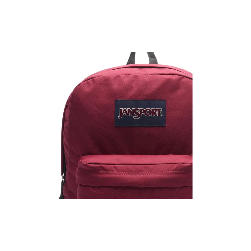 JanSport Polyester Backpack Unisex Burgundy Color-3