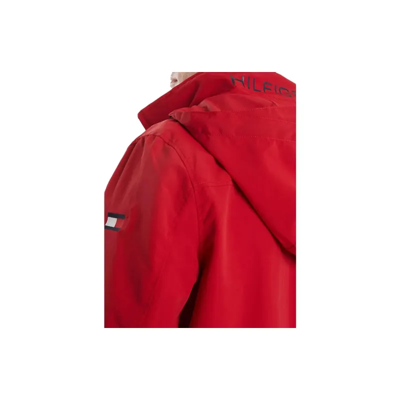 Tommy Hilfiger Essential Regatta Windbreaker Jackets Coats Men's Red-4
