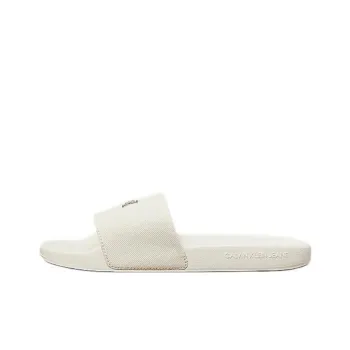 CKJ CALVIN KLEIN JEANS Slide Slippers Women's White