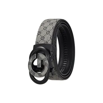 ROBINHOOD Top Grain Cow Leather Leather Belts Men's Width 3.5CM