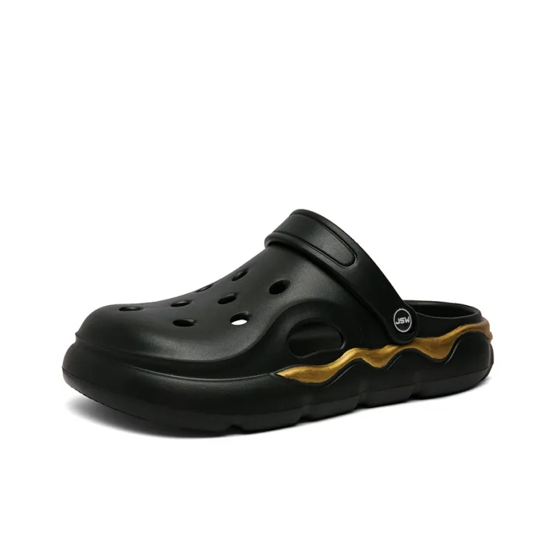 JEANSWEST High End Collection Gilded Gold Edition Clogs Men's-1