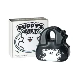 Happiness Puppy Bag-Black (with Long Shoulder Strap)