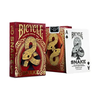 BICYCLE Bicycle Year Of The Snake Luck Red Theme Snake Playing Cards Poker Cards