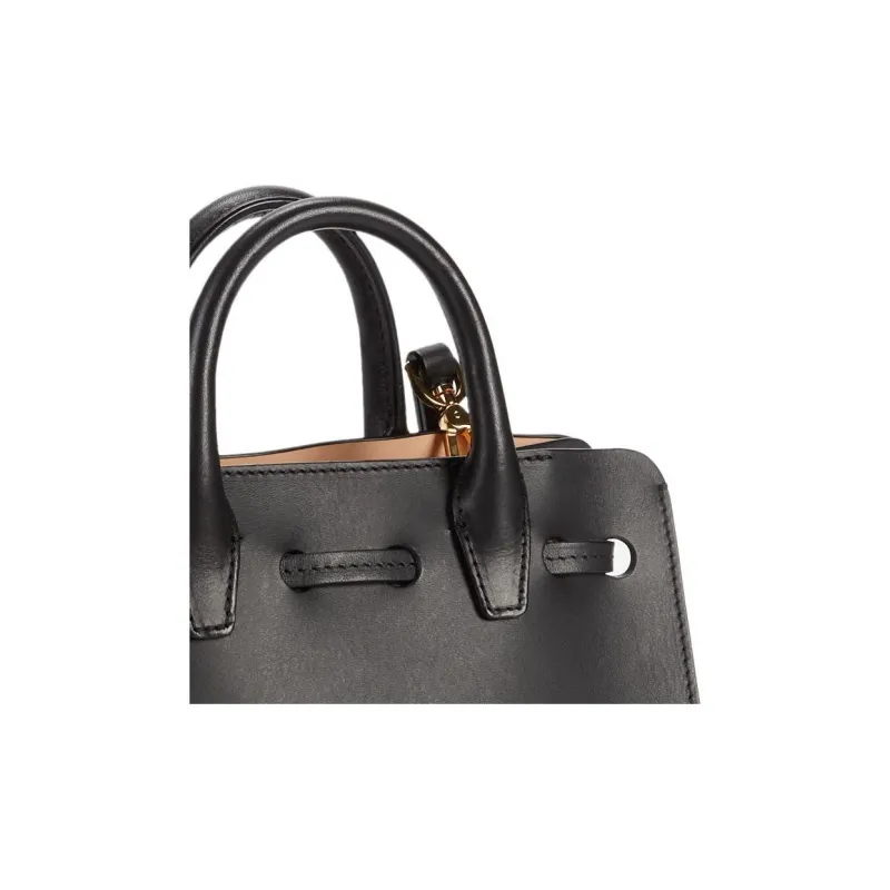 MANSUR GAVRIEL Leather Crossbody One Shoulder Handbags Mini Women's Black Gold-3