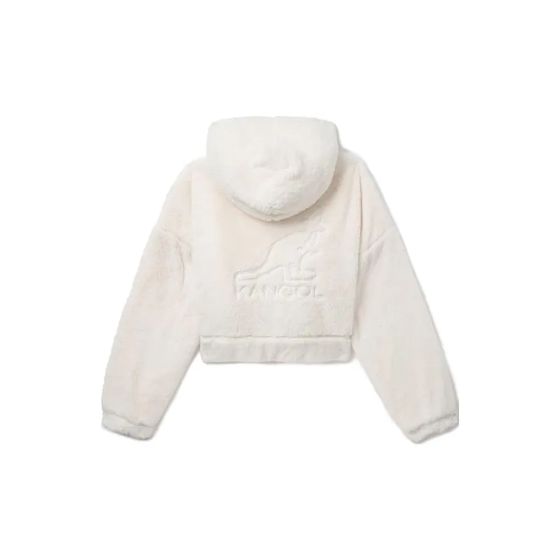 KANGOL Velvet-feel Coat Women's-9