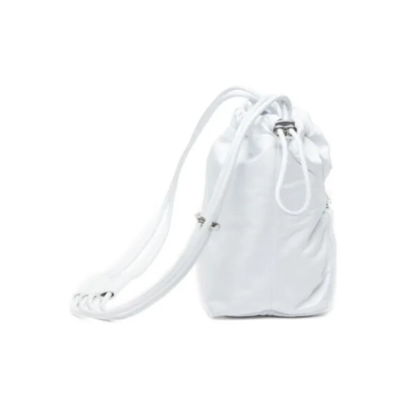 DIESEL Cow Leather Shoulder Bag Women's White-3