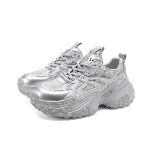 D FUSE SCANDINAVIA Anti Slip Wear Resistant Breathable Support Low Top Chunky Sneakers Women's