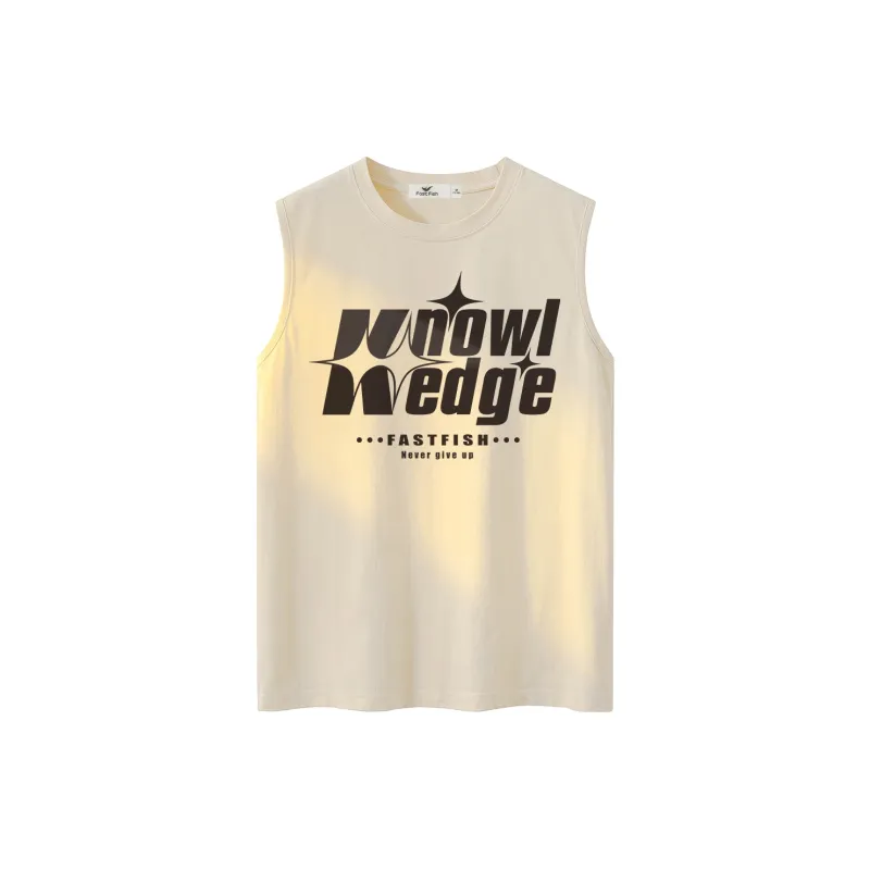 FASTFISH Tank Tops Unisex White-4