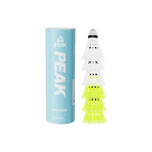 PEAK Nylon Shuttlecock 6 Pack Nylon Outdoor Shuttlecocks