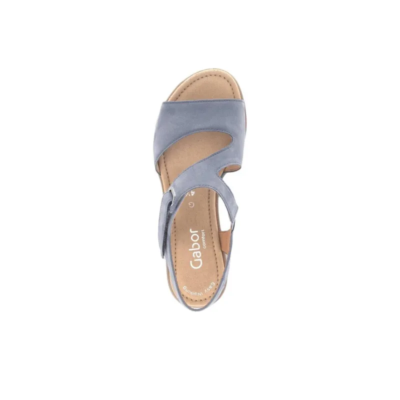 Gabor Comfort Beach Sandals Women's Blue-3