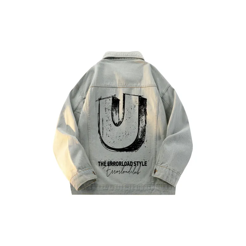 ERRORLOAD Denim Jackets Unisex-5