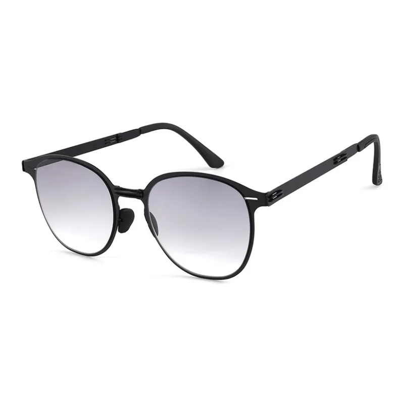 JEKA Metal Oval Sunglasses Unisex-5