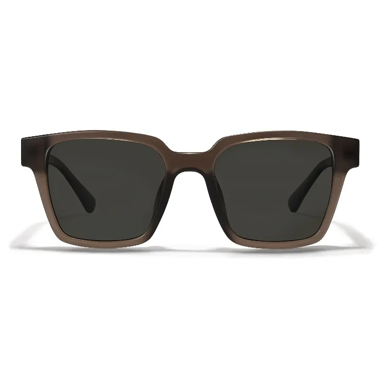 Sagawa Plate Frame TR/Memory Plastic Square Sunglasses Unisex-1
