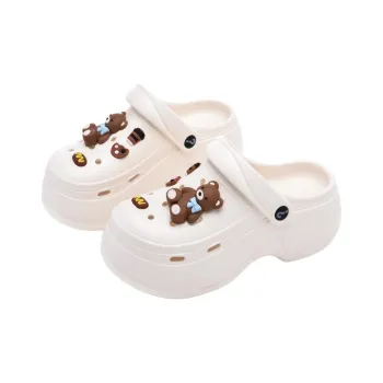 The Fat Dragon Is Here Home Slippers White/Black/Khaki