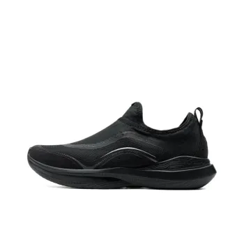XTEP Soft Cube Cushioning Wear Resistant Low Top Casual Running Shoes Men's Black
