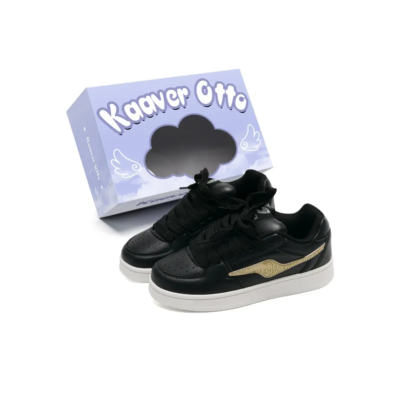 KAAVER OTTO Cushioned Wear-Resistant Breathable Low-Top Skateboard Shoes Women's-0