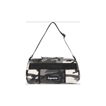 Supreme Cotton Blend Canvas Travel Bag 11L Unisex Snow Camouflage