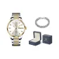 Medium Gold White Dial[Gift Box Set]