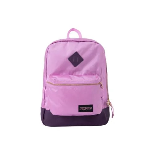 JanSport Fabric logo Medium Size Unisex Light Purple Gold