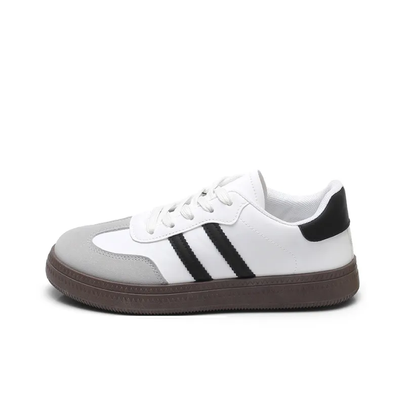 Strongman Skateboard Shoes Women's Black White-6