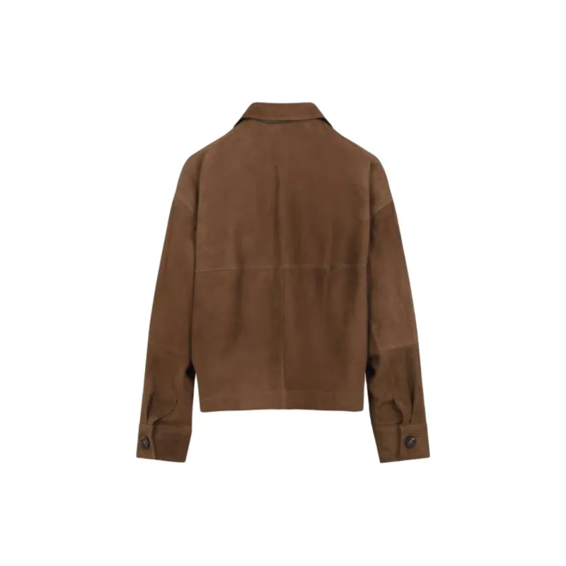 Brunello Cucinelli Long Sleeved Button Up Jacket-1