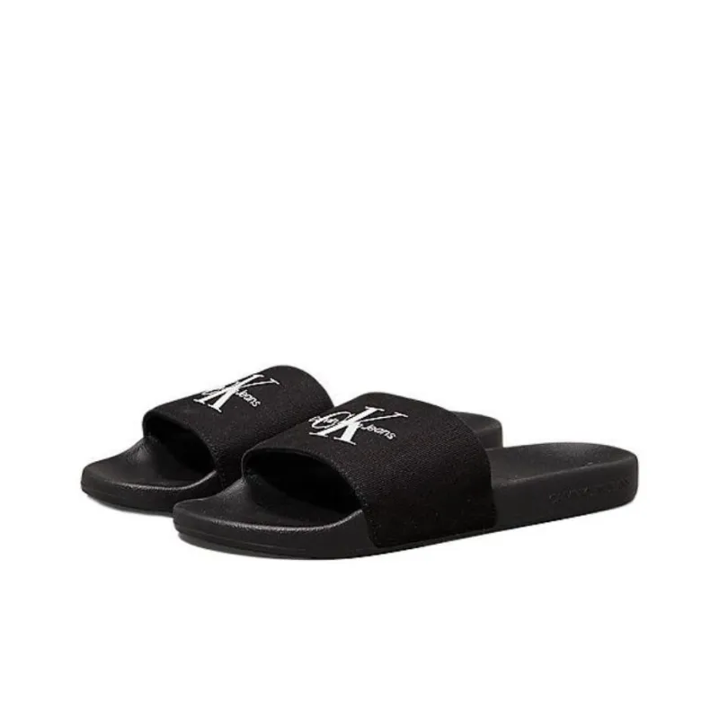 CKJ CALVIN KLEIN JEANS Slide Slippers Men's Black-2