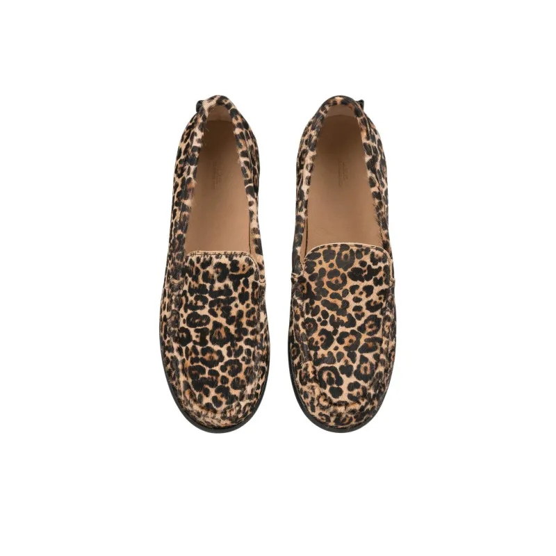 A.P.C Swan Casual Single Shoes Women's Leopard Brown-2