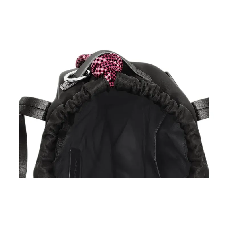 DKNY Nylon Shoulder Bag Crossbody Bag Handbag Medium Size Women's Black-2